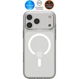 Spigen iPhone 17 Pro ile Uyumlu MagSafe Kılıf Liquid Crystal Mag Fit Clear White - ACS10396 - Şeffaf