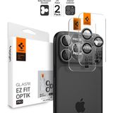 Spigen iPhone 17 Pro/Pro Max /16 Pro/Pro Max ile Uyumlu Kolay Kurulum Kamera Lens Camı Koruyucu GLAS.tR EZ Fit Optik Pro (2 Adet) Gri - AGL10125 (Spigen TR Garantili)