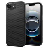 Spigen iPhone 17e / 16e ile Uyumlu Kılıf Liquid Air Kaymaz Dokulu Yüzey Siyah Kapak - ACS09161 (Spigen TR Garantili)