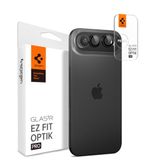 Spigen iPhone Air ile Uyumlu Kolay Kurulum Kamera Lens Camı Koruyucu GLAS.tR EZ Fit Optik Pro (2 Adet) Siyah - AGL09863 (Spigen TR Garantili)