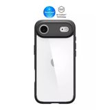 Spigen İphone Air İnce İle Uyumlu Kılıf Ultra Hybrid Sararma Karşıtı Duraclear Hava Kanalı Teknolojisi Askeri Sınıf Koruma Şeffaf Kapak Matte Black