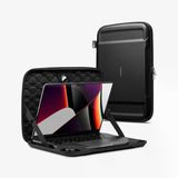 Spigen Macbook & Notebook Laptop 14'' Taşıma Çantası Rugged Armor Pro Pouch Black - Afa04270-Outlet Teşhir Vitrin