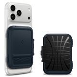 Spigen MagSafe Destekli Cüzdan Lock Fit Mag Fit (6 Kartlık) Lacivert - AFA08526 (Spigen TR Garantili)
