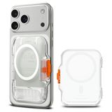 Spigen MagSafe Destekli Cüzdan Tintap Mag Fit (6 Kartlık) Mat Beyaz - AFA07557 (Spigen TR Garantili)