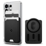 Spigen MagSafe Destekli Cüzdan Valentinus Mag Fit (3 Kartlık) Siyah - AFA09204 (Spigen TR Garantili)