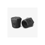 Spigen Tüm Araçlar ile Uyumlu Lastik Sibop Kapağı (4 Adet) Design Tire Valse Stem Caps Black - ACP09331