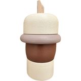 Spika & co Çikolatalı Milkshake Ahşap Oyuncak - Kemik Beyaz - Kahverengi - Standart