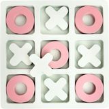 Spika & co Tic Tac Toe Pembe Nil Yeşili Ahşap Oyuncak - Pembe - Nil Yeşili - Standart