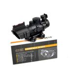 Spıke 4x32 Kırmızı Işıklı Tfek Dürbünü Siyah