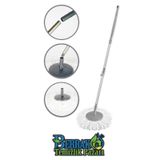 Spin Mop Ayarlanabilen Döner Başlıklı Mop Sap Palet Mikrofiber Püskül Seti