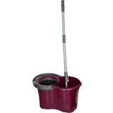 Spin Mop Döner Başlıklı Mop Kova Pasapas Sap Çok Renkli 19 Litre