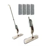 Spin Mop Sprey Mop Deterjan Hazneli 4 Adet Moplu Spreyli Temizlik Paspası Teşhir Ürünü