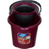 Spin Mop Temizlik Seti 360 Derece Döner Başlıklı Kova+Mop+Paspas+Sap Karışık Renk - OEM458-10692