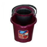 Spin Mop Temizlik Seti 360 Derece Döner Başlıklı Kova+Mop+Paspas+Sap Karışık Renk