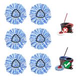 Spin Mop Yedek Başlıkları, Ocedar RinseClean 2 Tank Sistemi ile Uyumlu 6'lı Paket Paspas Başlığı Değiştirme, Mikrofiber, Makinede Yıkanabilir, Değiştirilmesi Kolay ve Derin Temizlik