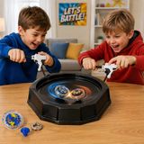 Spinner Shooter Fırlatıcılı Savaş Topacı Seti Düello Oyunu 3+ Yaş
