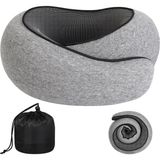 Spiral Boyun Destekli Seyahat YASTIĞI%100 Ortopedik Visko - 10 cm