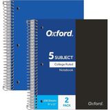 Spiral Defter, 5 Bölmeli, 200 Sayfa, 2'li Paket - Standart