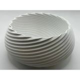 Spiral Dekoratif Kase | 3D Baskı Modern Organizer Ve Masaüstü Aksesuar