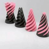 Spiral Geçmeli Koni Stres Çarkı - Masaüstü Dekoratif Obje Görsel İllüzyon - Fidget Stres Oyuncağı