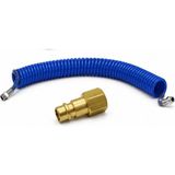 Spiral Hava Hortumu + 1 Adet Görseldeki Jak - 5x8 mm Pe 30 Mpa Basınca Dayanıklı - Aura Online - 7.5 METRE