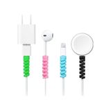 Spiral Kablo Koruyucu Silikon Set Şarj Kulaklık Kablosu