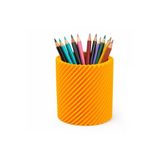 Spiral Tasarım Kalemlik | Masaüstü Kalem Tutucu | Sert Plastik Kalem Standı | Modern Dekoratif