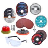 Spiral Taşlama Cırt Zımpara İnox Metal Kesici Flap Disk 34 Parça