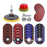 Spiral Taşlama Cırt Zımpara İnox Metal Kesici Flap Disk 40 Parça