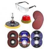 Spiral Taşlama Cırt Zımpara İnox Metal Kesme Tel Fırça 22 Parça
