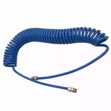 Spiralli 8X12 Polietilen Hava Hortumu 7.5 Metre Nipel Jaklı Esnek Kırılmaz M14 Rekorlu 1/4" Hortum