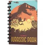 Spiralli Defter Jurassic Park Wellcome To Kahverengi Çizgili Defter 80 Yp 17X24 DFT-388609