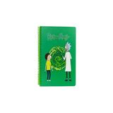 Spiralli Defter Rick And Morty Yeşil Çizgili Defter 80 Yp 17X24 DFT-388524