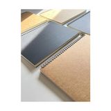 Spiralli Defter, Siyah Kapaklı B5 Boyutunda (182X257 Mm), 100 Yaprak (Çizgisiz)