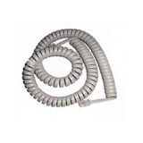 SPİRALLİ TELEFON AHİZE KABLOSU - GRİ