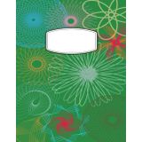 Spirograph 5x5 Grid Graph Paper Composition Notebook | 100 gridded pages, 8.5 x 11 | Boys, Girls, Kids, Tweens, Teens, Adults | Use for school, home, ... science, art, design, engineering, drafting