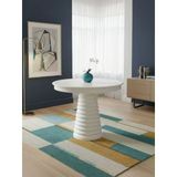 Spirra Açılır Yuvarlak Ahşap Yemek Masası 120X120
