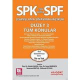 SPK Lisanslama Sınavına Hazırlık Düzey 3 Tüm Konular - Adalet Hazar