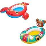 Splash Buddy Şişme Bebek Botu - Ahşap - 0 - 1 Yaş