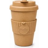 Splash Kahve Bardagi Kahve Mug Sunum Bardağı Soğuk Içecek Bardağı Ice Latte Bardağı Soğuk Kahve Bardağı Termos - Bej - 350 ml