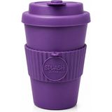 Splash Kahve Bardagi Kahve Mug Sunum Bardağı Soğuk Içecek Bardağı Ice Latte Bardağı Soğuk Kahve Bardağı Termos - Mor - 350 ml