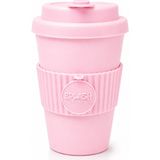 Splash Kahve Bardagi Kahve Mug Sunum Bardağı Soğuk Içecek Bardağı Ice Latte Bardağı Soğuk Kahve Bardağı Termos - Pembe - 350 ml