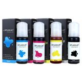 Splashjet Epson L3110, L3150, L3250, L3252, L3115, L3116, L3101, L3210, L3215, L3216, L3151, L3152, L3156, L5190 Prins için 003 Uyumlu Yedek Mürekkep ters (çok renkli, 70 gm) - 501737