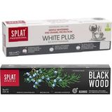 Splat 75 ml Black Wood + Splat White Plus 100 ml Diş Macunu