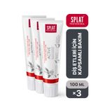 Splat Aktive Diş Macunu Sağlıklı Diş Etine Sağlıklı Tam Ağız Bakımı 100 ML 3 Adet