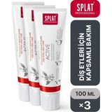 Splat Aktive Diş Macunu Sağlıklı Diş Etine Sağlıklı Tam Ağız Bakımı 100 ML 3 Adet
