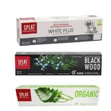 Splat Aloe Veralı 75 ml Diş Macunu+Blackwood 75 ml Diş Macunu+White Plus 100 ml Diş Macunu