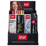 Splat Diş Macunu Masa Üstü Stant 30'lu - Blackwood 75 ml 6 Adet - Extreme White 75 ml 6 Adet + White Plus 100 ml 6 Adet + Biocalcium 100 ml 6 Adet + Fırça 6 Adet