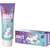 Splat Juicy Lab +3 Yaş Üzümlü Çocuk Diş Macunu Renkli Simli Çürük Önleyici Doğal Macun 55 Ml