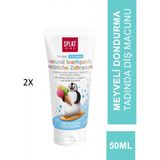 Splat Kids Natural Toothpaste Meyveli Dondurma Tadında 2-6 Yaş Diş Macunu 50Ml ( 2 Adet)